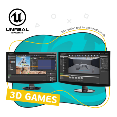 Unreal Engine 4. Игровой движок - КИБЕРшкола программирования для детей, компьютерные курсы для школьников, начинающих и подростков - KIBERone г. Йошкар-Ола