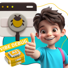 Тестирование & Vibe Debug. Охотники за багами - КИБЕРшкола программирования для детей, компьютерные курсы для школьников, начинающих и подростков - KIBERone г. Йошкар-Ола