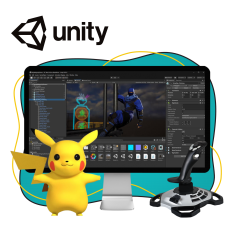 Мир игр на Unity 2D на популярном движке + AI-помощники - КИБЕРшкола программирования для детей, компьютерные курсы для школьников, начинающих и подростков - KIBERone г. Йошкар-Ола