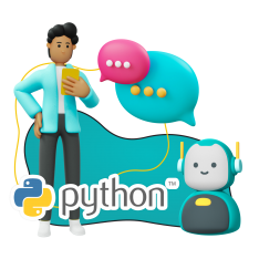 Умный чат-бот на Python - КИБЕРшкола программирования для детей, компьютерные курсы для школьников, начинающих и подростков - KIBERone г. Йошкар-Ола