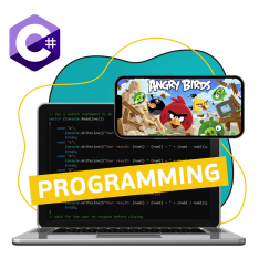 Программирование на C#. Удивительный мир 2D-игр - КИБЕРшкола программирования для детей, компьютерные курсы для школьников, начинающих и подростков - KIBERone г. Йошкар-Ола