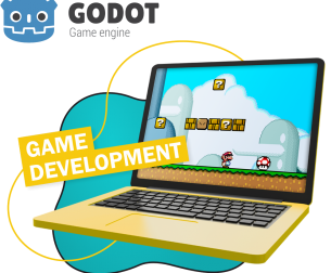 Godot.  Основа создания легендарных игр - КИБЕРшкола программирования для детей, компьютерные курсы для школьников, начинающих и подростков - KIBERone г. Йошкар-Ола