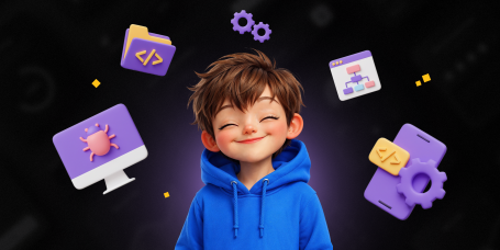 Идеальный сайт с нуля: код, дизайн и AI-помощник - КИБЕРшкола программирования для детей, компьютерные курсы для школьников, начинающих и подростков - KIBERone г. Йошкар-Ола